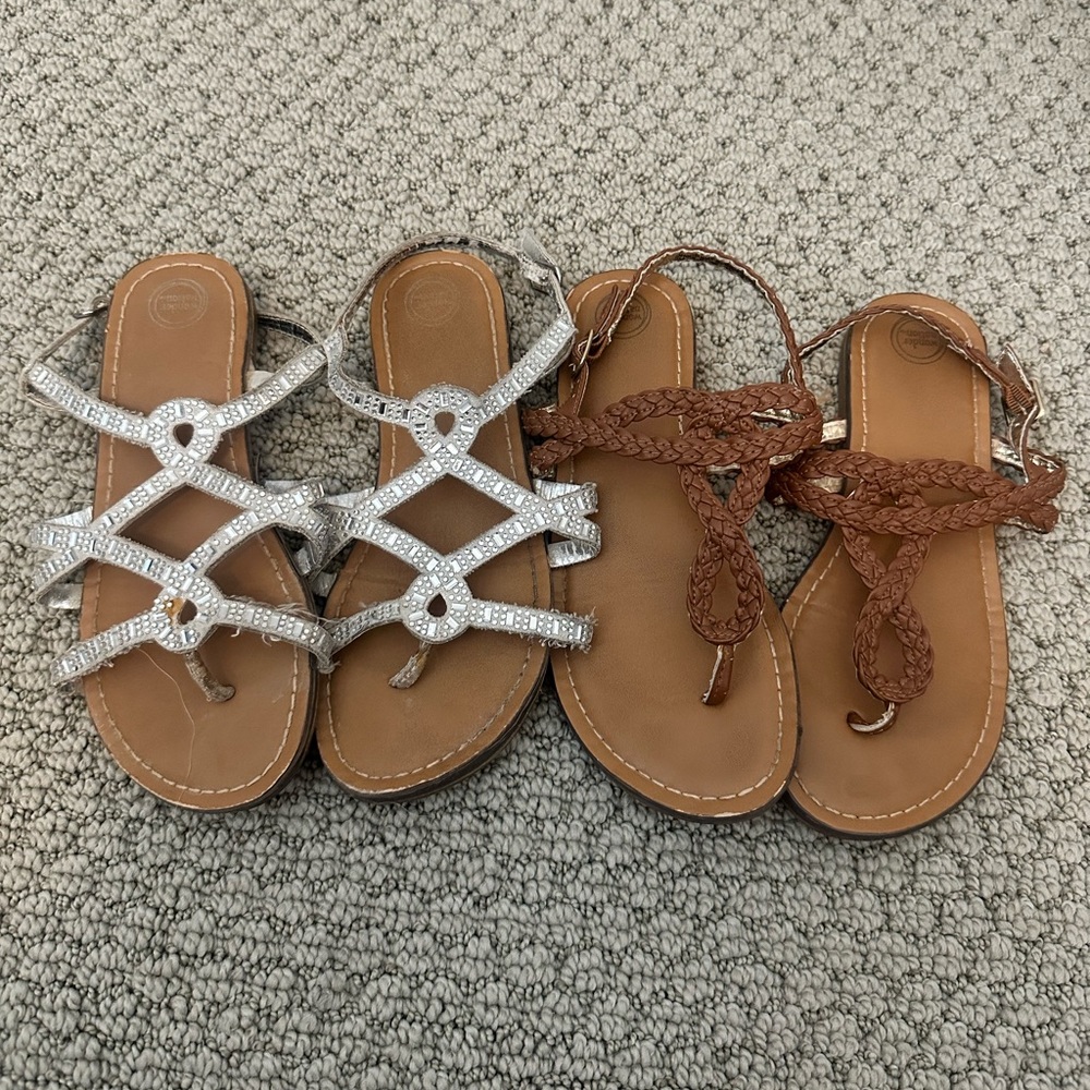 Girls Sandals Bundle Size 13